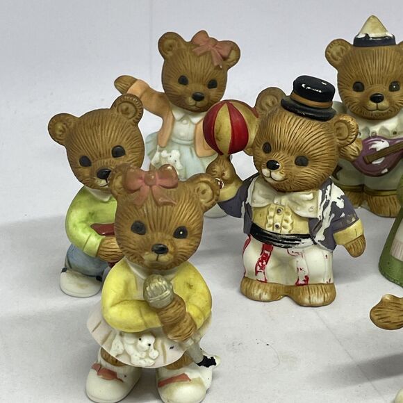 HOMCO Bears Ceramic Fireman Poodle Skirt Clown Teacher Doctor Chef ETC Lot of 15 - Picture 9 of 15
